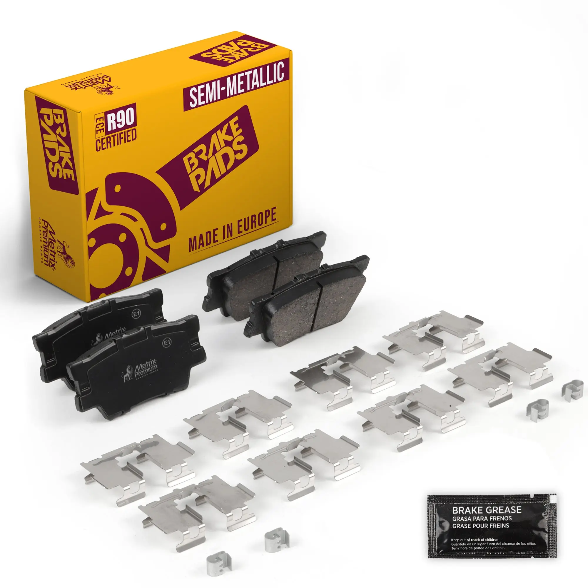 Rear Disc Brake Pad Set 93634MS