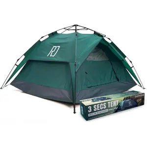 Tent - 3 Second Tent - 3 Sec  Pop Up Tent - Easy and Quick Setup Camping Tent - 1 Person Setup  Double Layer  Camping Tent