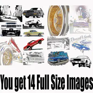 G-Body Lowrider Gangsheet | DTF Heat Transfers