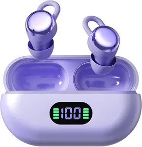 2026 Bluetooth Headset 5.4, ultra-light in-ear invisible sports earphones, IPX7 waterproof earphones, suitable for gym / running / fitness training