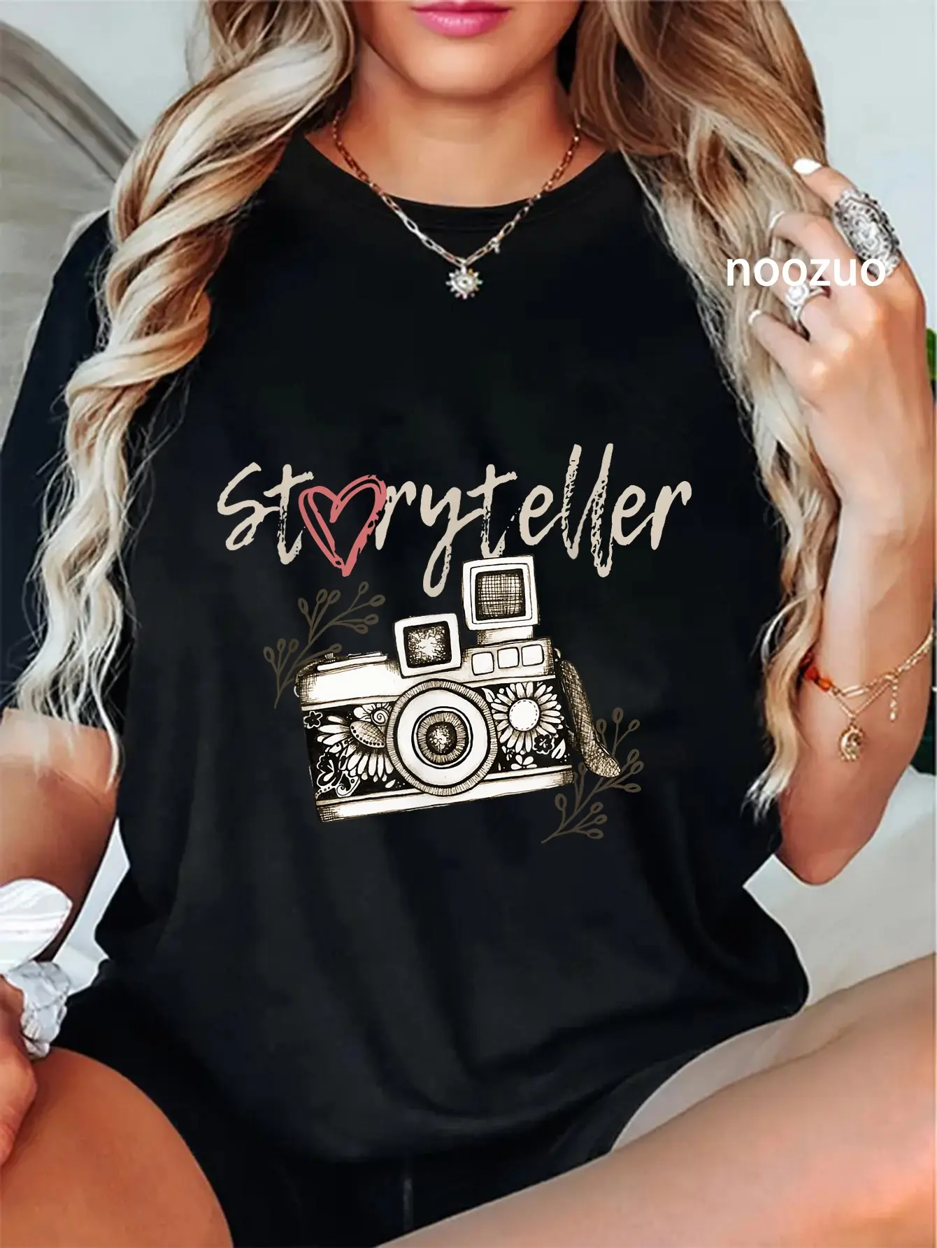 100% Cotton Storyteller Camera Photography Photographer Cool T-Shirt