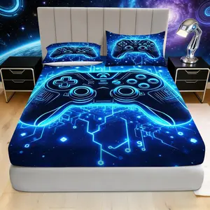 Six-Pack Gaming Controller Skins Set, Boys' Bedroom Atmosphere Enhancer, Skin-Friendly Breathable Non-Fading, High Elasticity Anti-Slip Strap