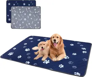 (27.56 inches x 19.69 inches)，2026 New Washable Pet Pee Pads, Contains Pheromones, Suitable for Dogs and Cats, Durable, Leak-proof, Non-slip, Ideal for Home and Travel, Reusable，Blue, pee pad