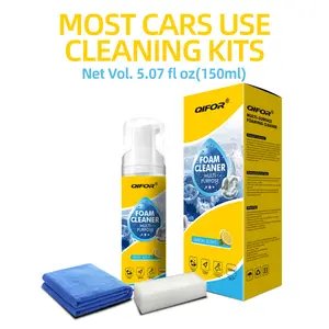 QIFOR Super Cleaner，Effective Car Interior Cleaner，Leather Car Seat Cleaner，Suitable for cleaning the interior of all types of vehicles