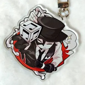 Artful Keychain Roblox Die of Death Acrylic Charms - Cute Bag Accessories | Perfect for Backpacks, Keys and Gifts | High Quality and Customer Favorite Items