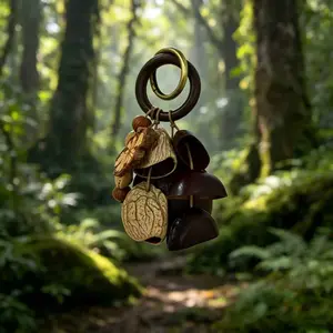 #Cocoshop Seed Pod Wind Chime -- Natural Calming Anxiety Relief Charm Home Decor Products Indoor Decoration