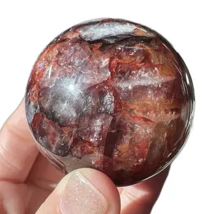 Red crystal spheres Home Ornament