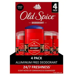 Old Spice Swagger Aluminum-Free Deodorant for Men, 3 oz., 4 Pack Body Care Comfort Aroma