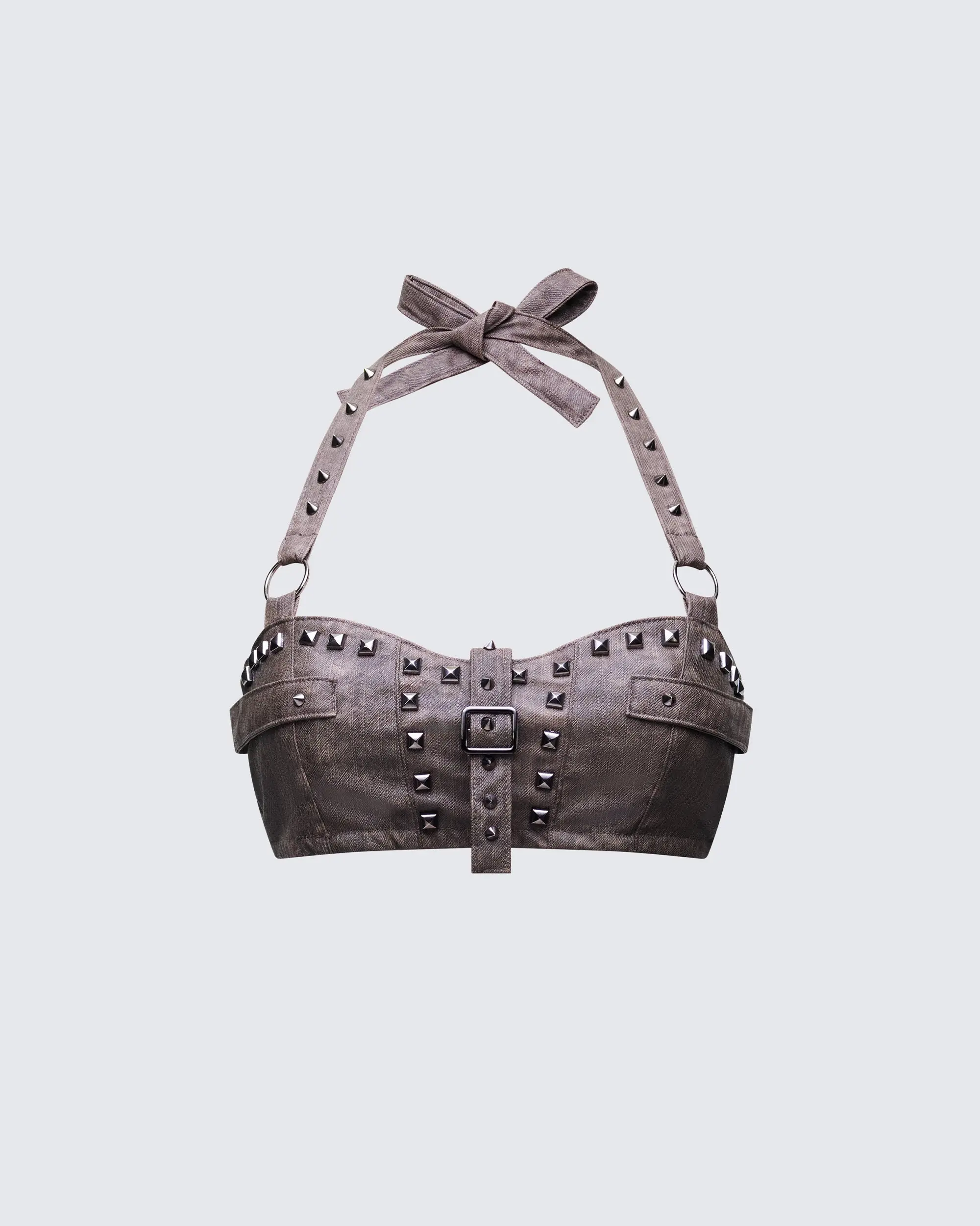 Hosea Brown Vegan Leather Bra