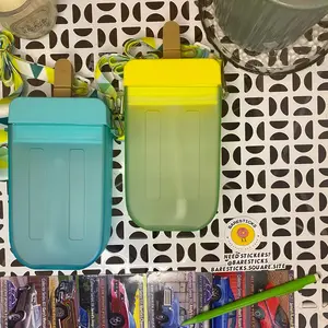 Custom Popsicle Canteen - Personalized Water Bottle with 2 Color Options and 4 Fonts - Drinkware