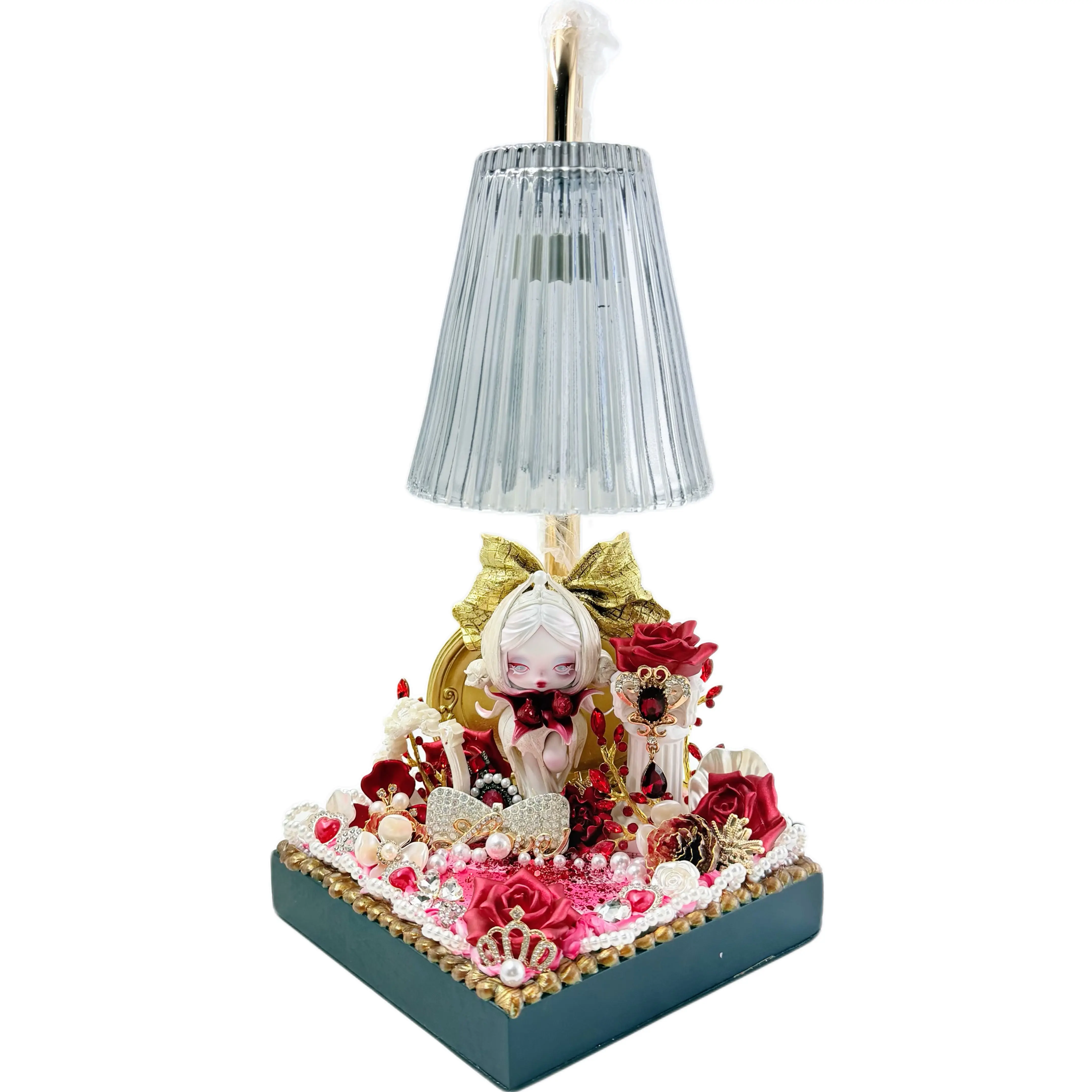 Lily of the Valley Aroma Lamp with Cream Glue Doll DIY - Kosbling Blind Bag