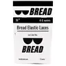 Bread Elastic Shoelaces, Classic Thick No-Tie Stretch Laces for Sneakers, 36 Inch, 1 Pair