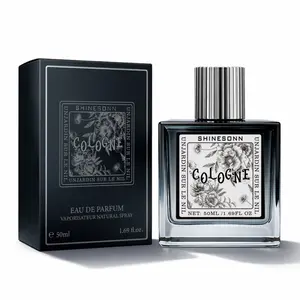 Men's Refreshing Cologne (1.69fl oz/50ml) - Bright Lemon & Orange, Earthy Rosemary, Woody Sandalwood | Modern Sophisticated Bottle, Ideal Gift for Christmas, Valentine’s Day, Birthdays & Date Nights