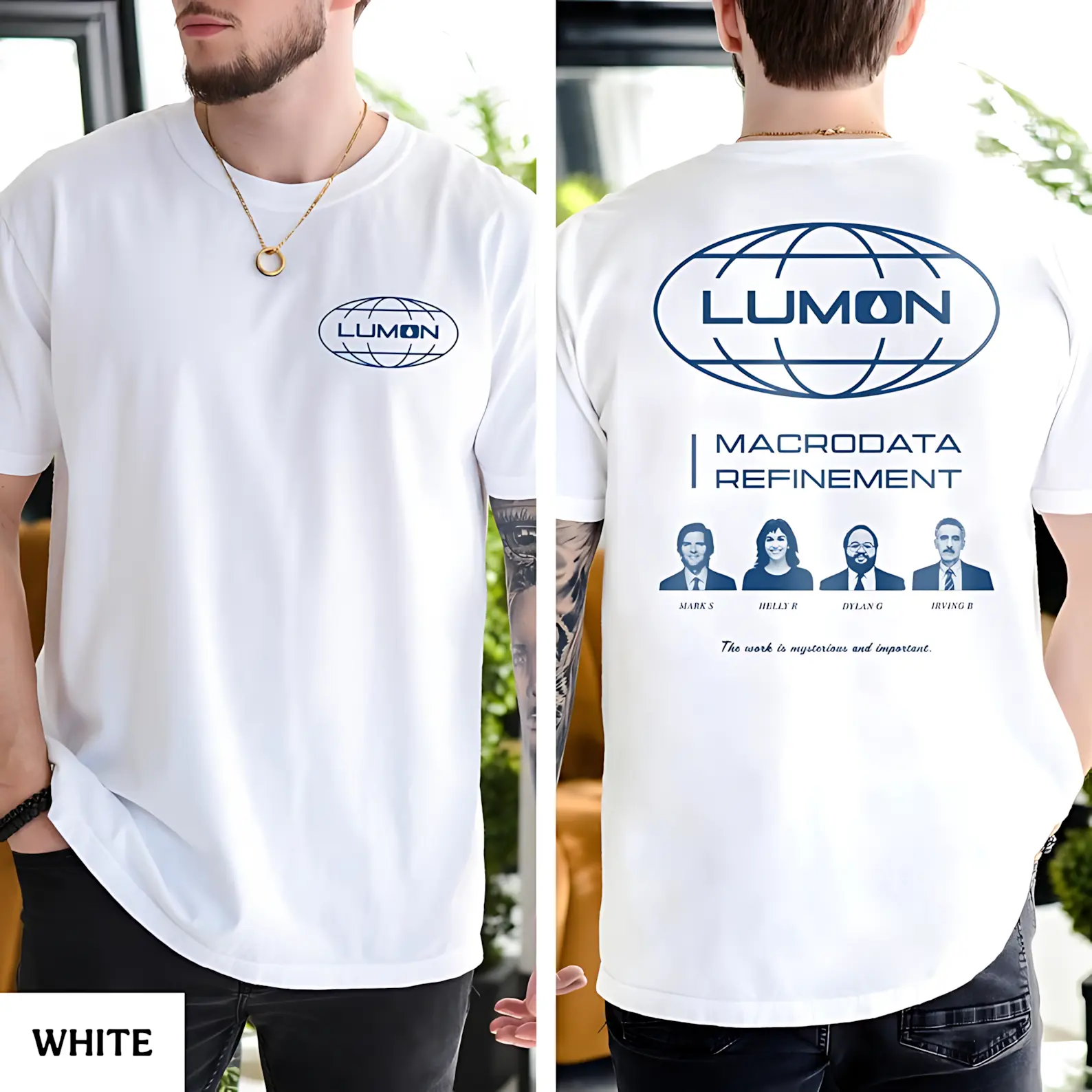 Lumon Macrodata Refinement Shirt, Severance Movie Shirt, Lumon Shirt, TV Show Fan Gift