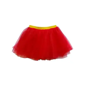 Red & Yellow Superhero Tutu Skirt Costume for Girls, Women, Plus