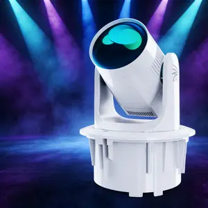 180W Moving Head DJ Light, 100W LED Beam Stage Lighting with 18-Facet Prism, 7 Gobos  Sound Activated Auto DMX Control, Professional Moving Head Lights for Wedding, home Party, Bar, Club, Live Show RGBW DMX512 effect