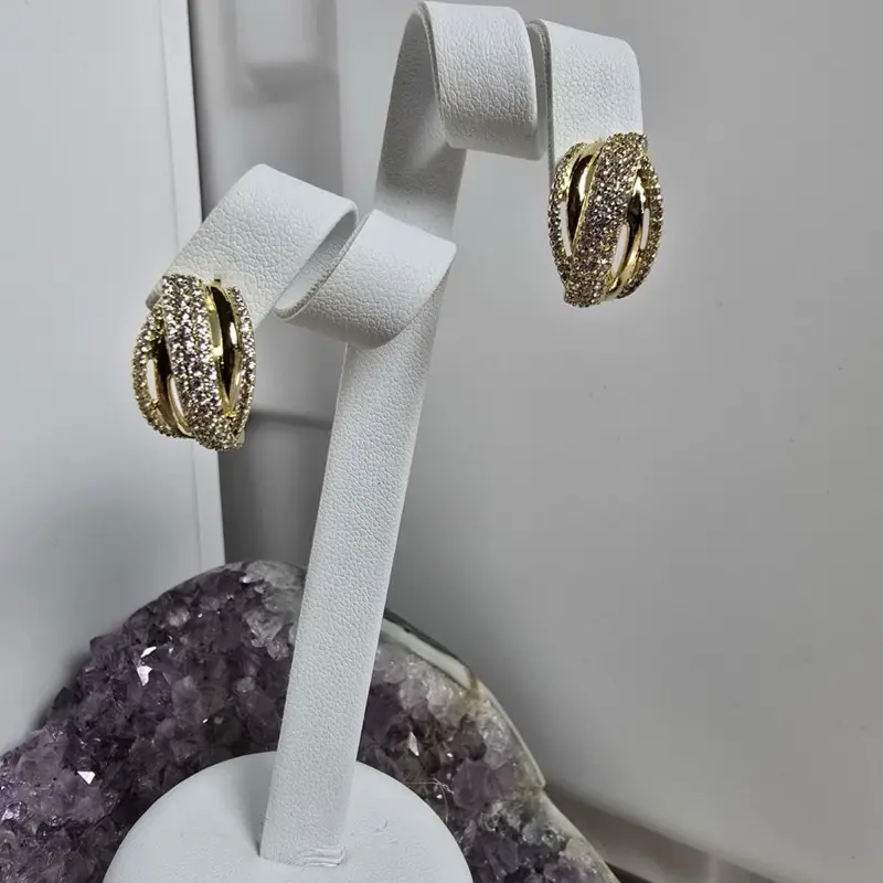 Earrings 14K High Quality Gold Plated for Women Elegant Fashion Jewelry Gift Perfect for Any Occasion