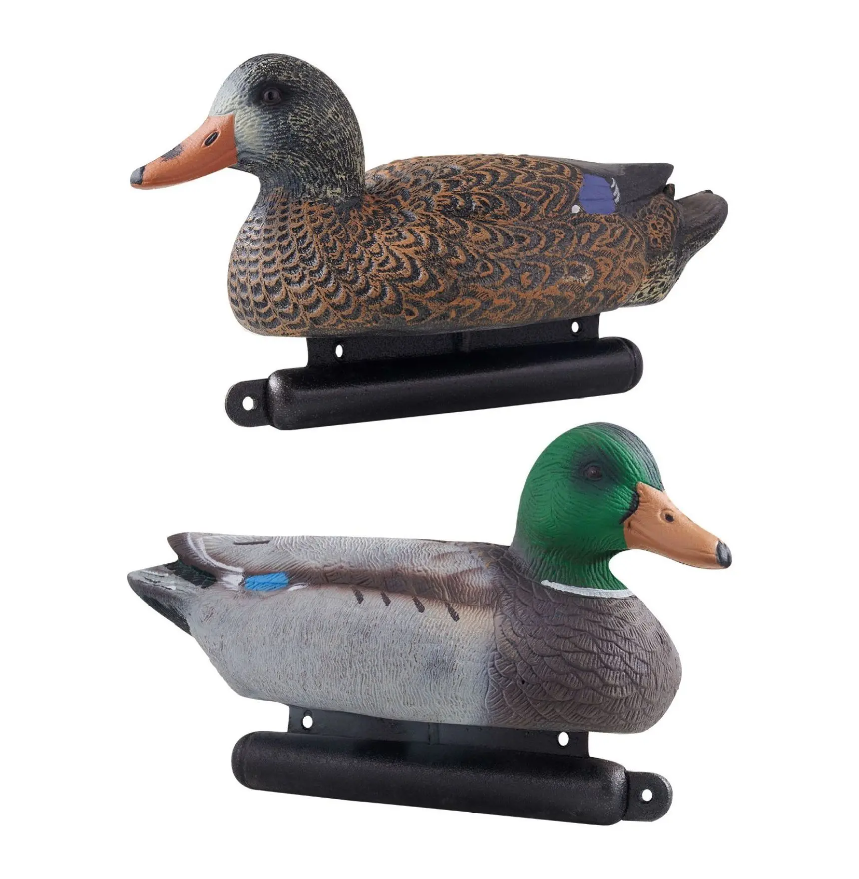 Duck Decoys - Realistic Hunting Decoys, 6-Pack Floating Mallard Decoys Weight Forward Swim for Hunting, Pond/Lake Decoration, Garden Yard, Easy Carry Duck-6 pcs