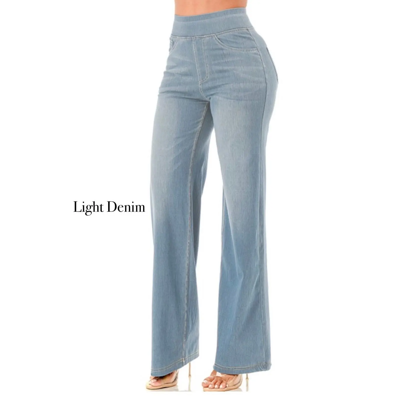 Pull On Flare Jeggings