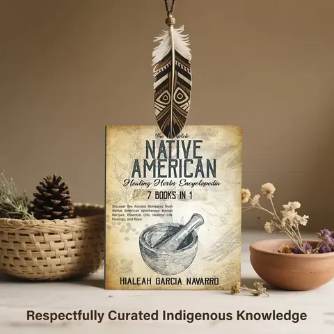 Hialeah Garcia Navarro Native American Healing Herbs Encyclopedia 7-In-1 Paperback Set (7 Books) - Regular Edition English Soft Cover, 0.4" Thick, 0.66lb, Respectful Curating, Comprehensive Content Resource for Enthusiasts