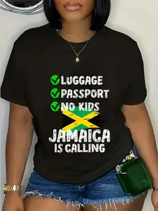 100% Cotton Jamaican Travel Vacation Outfit To Jamaica Men Women Jamaica T-Shirt