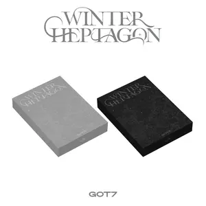 GOT7 – WINTER HEPTAGON (13th Mini Album) | Official K-Pop CD Album | WINTER Ver. / HEPTAGON Ver. | 56p Photobook + 2 Random Photocards + Photo Print