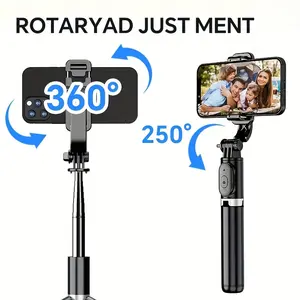 40-inch Extendable Phone Selfie Stick, Professional Floor Stand Designed for Live Streaming with Wireless Remote Control Smartphone