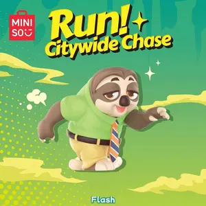 Disney Zootopia Run! Chase Series Figurine Blind Box - Cute and Trendy Desk Ornaments, Nick & Judy Lightning Bolt Toys, Anime and Movie Merchandise
