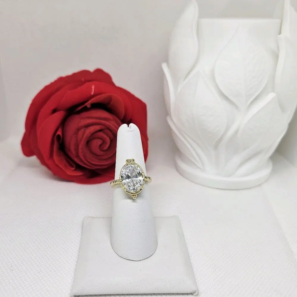 valdiviajewelry #2383 ring, 14k gold plated, high quality