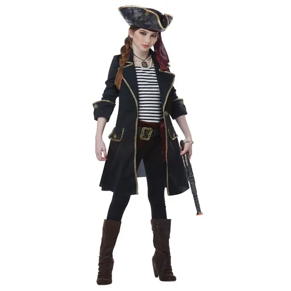 High Seas Captain Girls Costume
