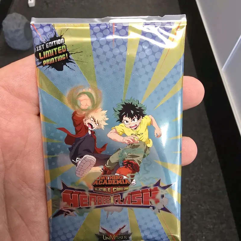 heroes clash booster box Amazon.com: Jasco My Hero Academia Collectible Card Game Series 3 Unlimited Heroes  Clash Booster Display | 240-card 24-Pack Booster Display | Ages 14+ | Avg.  Playtime 20-30 Minutes