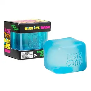 Ice Cube Water Drop Squeeze Toy in Blue,Pink,and Purple Rosie-Style Stress Relief Ball Ice Cube Squeeze Fun-Sensory Squeeze Toy - Sensory Toy Stress Relief Squeeze Fun -Stress-Reducing Blocks Relaxing and Fun Squeeze Toy Gift for Stress Relief