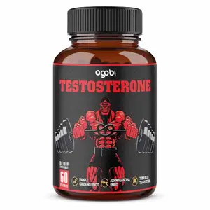 agobi Testosterone Supplement for Men - 11 Herbs - Ashwagandha, Tribulus, Ginseng & More - 60 Capsules for 1 Month