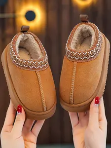 Shoes Autumn Winter New Style Boys Girls Toddler Kids Home Indoor Thick Sole Comfortable Fashion Soft Bottom Soft Soled Shoes