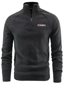 Men's Fleece Half-Zip Pullover, Lightweight Outdoor Clothing, Ideal for Layering in Cool Weather, Perfect for Hiking and Casual Wear