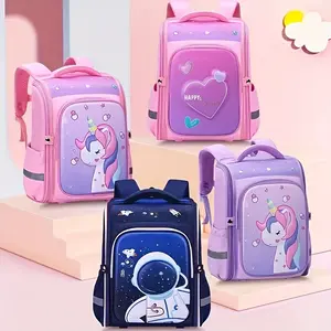 Primary school students' schoolbag, boys' backpacks, Youngsters's backpacks, boys' and girls' first, second, third to sixth grades, load reduction, back protection, ultra-light