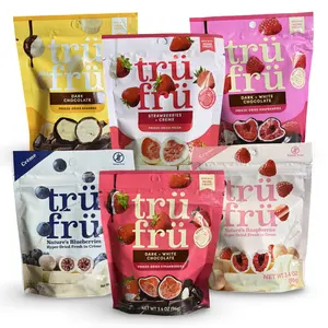 Tru Fru Chocolate & Creme Covered Hyper-Dried Fresh Fruit 6 Flavor Variety Pack Tru Fru Chocolate & Creme Covered Hyper-Dried Fresh Fruit 6 Flavor Variety Pack