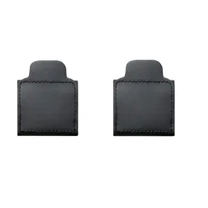 PU Leather Seat Belt Limiter Clamp, Anti-Stretching Neck & Abdomen Restraint, Car Safety Accessory, Durable Vehicle Interior Component