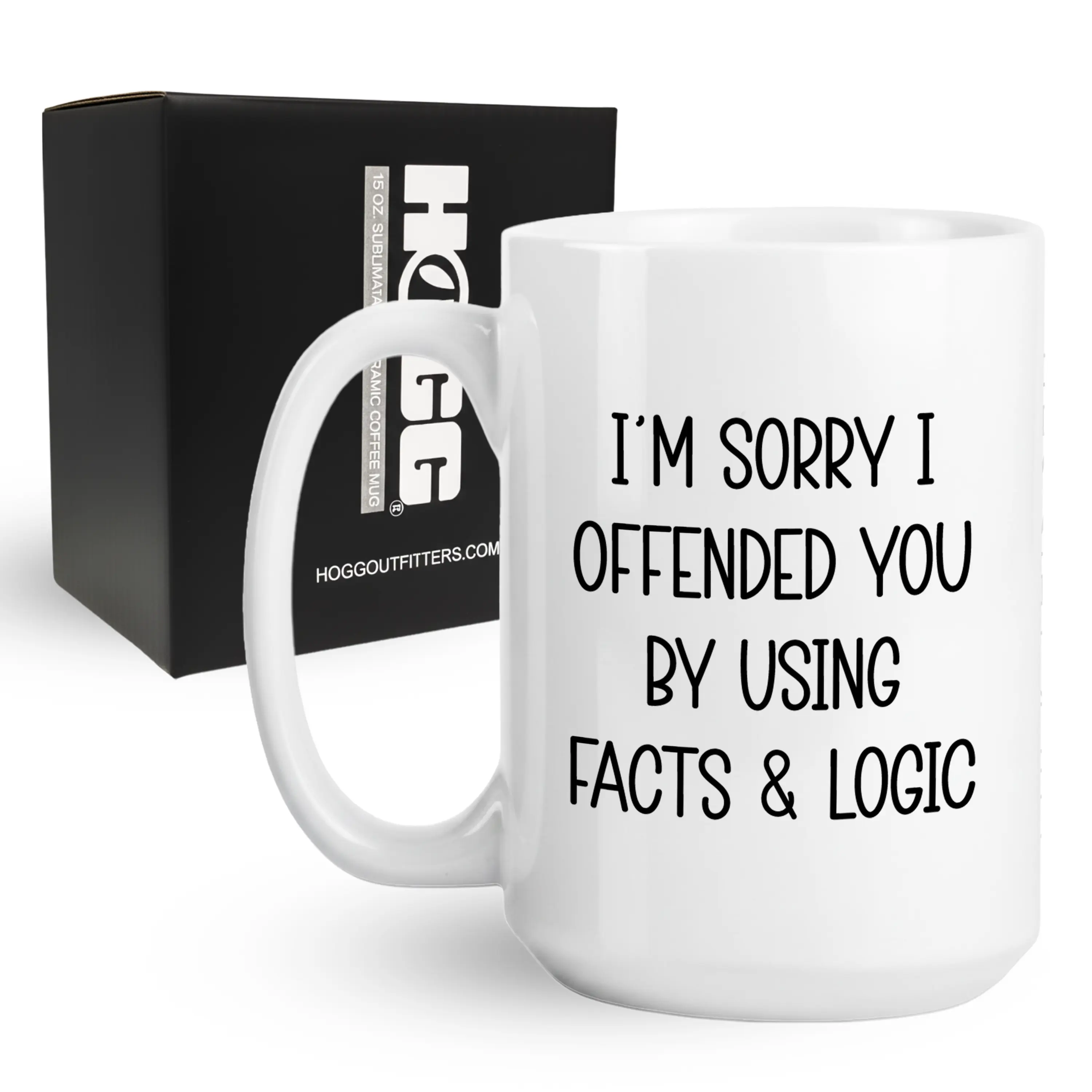I'm Sorry I Offended You By Using Facts & Logic Coffee Mug