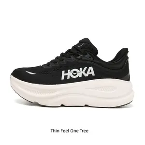Black White Contrast Mesh Knit Chunky Platform Sneakers, Soft Foam Cushion Shock Absorb Trainers, Lightweight Running Footwear for Road Jogging Gym Training Daily Commute Outdoor Trek Street Casual All Season Sport Shoes