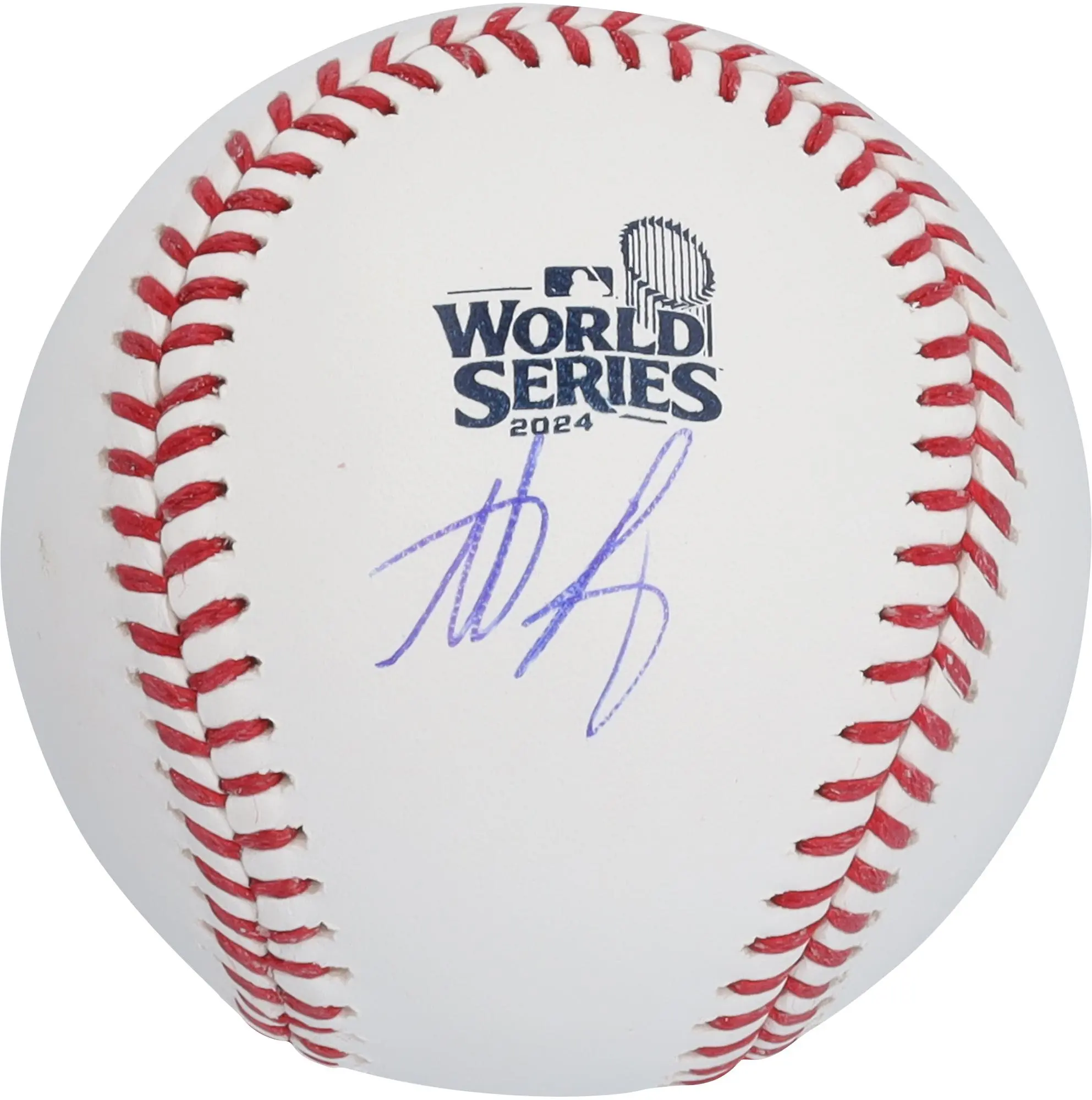 Anthony Rizzo New York Yankees Autographed 2024 MLB World Series Logo Baseball - Fanatics Authentic Certified