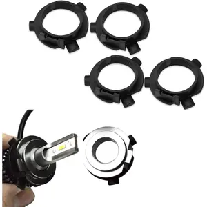 4PCS Car LED Headlight Base, H7 LED Headlight Car Bulb Adapter Holder Socket, Headlight Bulb Retainers Holder Adapter Socket for KIA K3 K4 K5 Sorento SportageR Coupe Grand Santa Fe Hyundai Sonata9