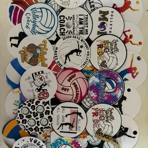 Volleyball cardstock freshie inserts