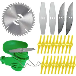 Hardware supplies 6" Weed Wacker Replacement Blades - Electric Battery Powered Weed Wacker Attachments,Metal Blade Weed Trimmer,Cordless Brush Cutter Plastic Blade Heads for Cordless String Trimmer Battery Powered