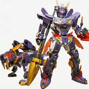 464pcs Zhao Yun Mech Building Blocks Toy Set, Unisex Construction Kit, Mecha Model Kit, Ideal for Kids' Creative Play