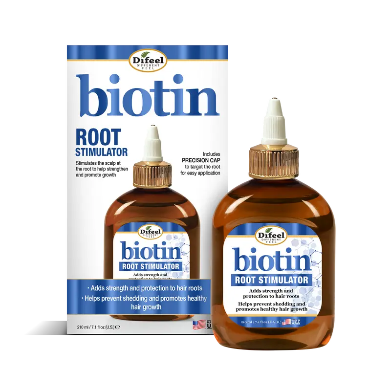Difeel Biotin Root Stimulator 7.1 Ounce - Leave in Root Treatment for Strengthening & Growth