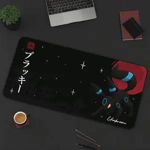 Umbreon Pattern Desk Mat! Perfect for a Gift, Present, Holiday, Birthday! Japanese Anime