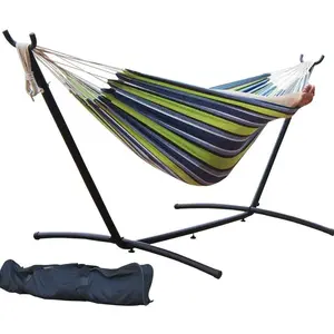 Danlong 9ft  camping hammock  with High Supportive hammock stand for outdoor and indoor