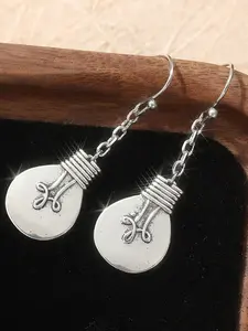 Vintage Fashion Simple Handmade Lamp Hook Earrings, Minimalist Design, Perfect for Daily Gatherings, Ideal Gift for Her