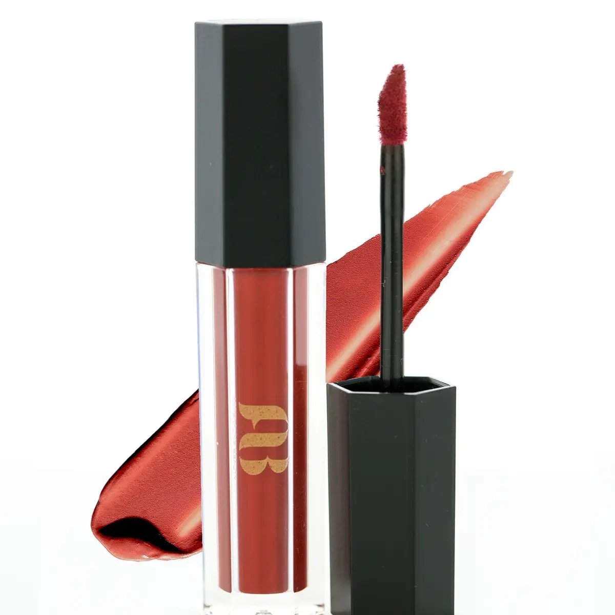 Ruby Red Matte Lipstick Makeup